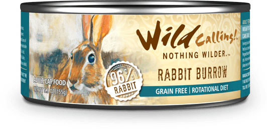 Rabbit Burrow - Rabbit & Hare Cat Food (6oz x 24)